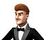 Rigged Cartoon Male in Tuxedo