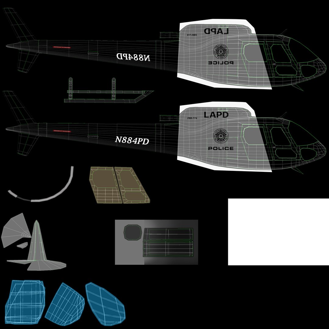 3d Model Eurocopter Helicopter