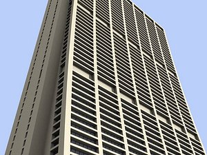 3ds max chase tower skyscrapers buildings