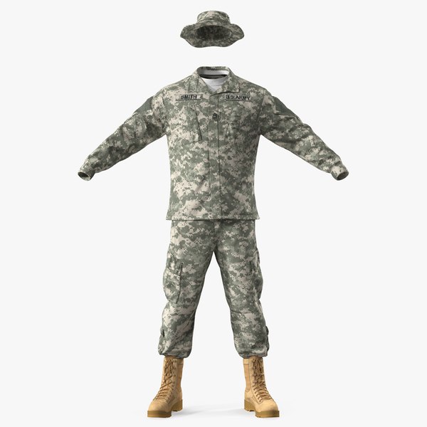 army combat uniform model