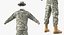army combat uniform model
