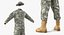 army combat uniform model