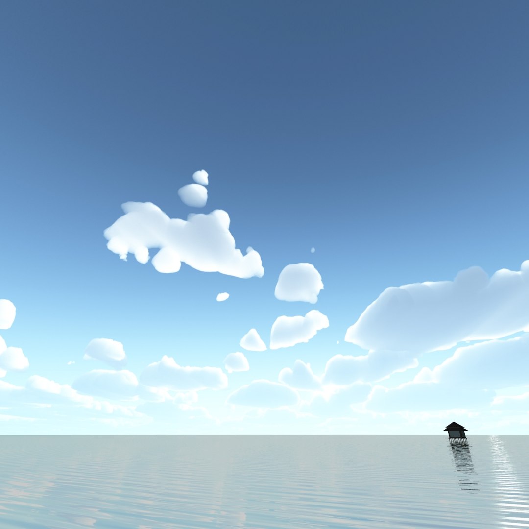 3d Model Sky Clouds