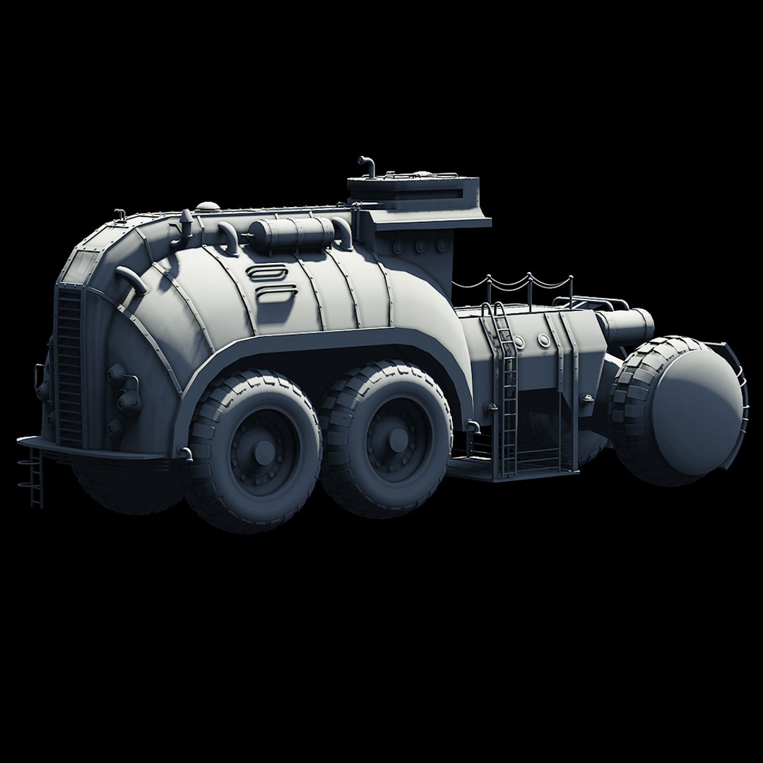 Sci Fi Truck 3d Max