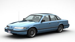 3D Ford Crown Victoria 1992
