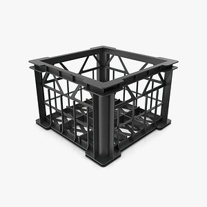 Plastic Crate 3D model