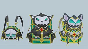 bag 3x Sinister Ghoulie Backpack