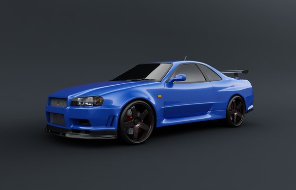 3d model nissan skyline