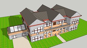 3D scale house model
