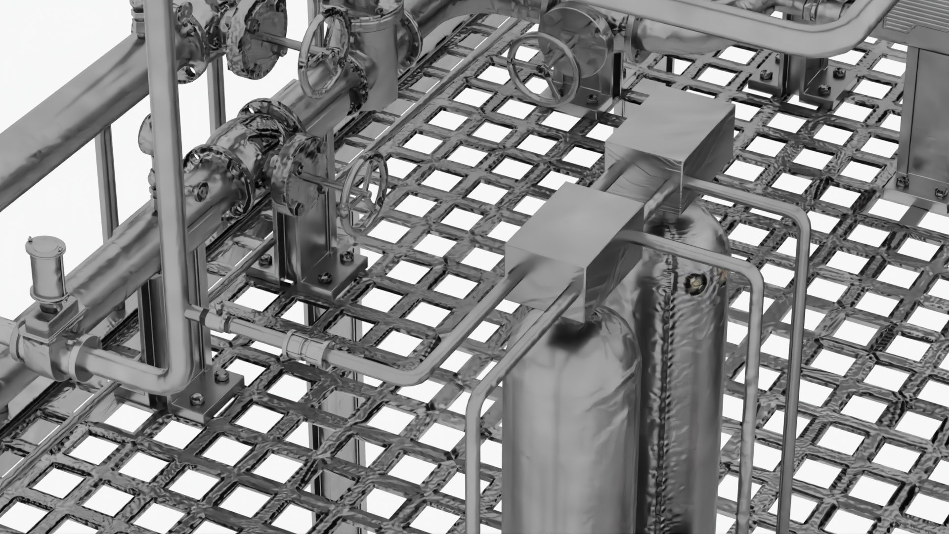 Factory Industrial Kitbash 3D model - TurboSquid 1922594