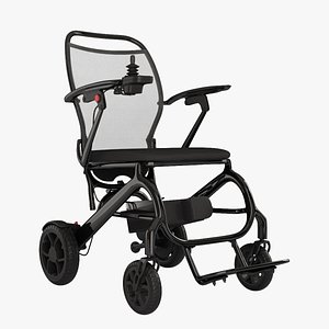3D model Folding Electric Wheelchair