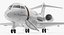 Global 6000 Jet Rigged modelo 3D