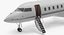 Global 6000 Jet Rigged modelo 3D