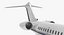 Global 6000 Jet Rigged modelo 3D