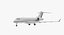 Global 6000 Jet Rigged modelo 3D