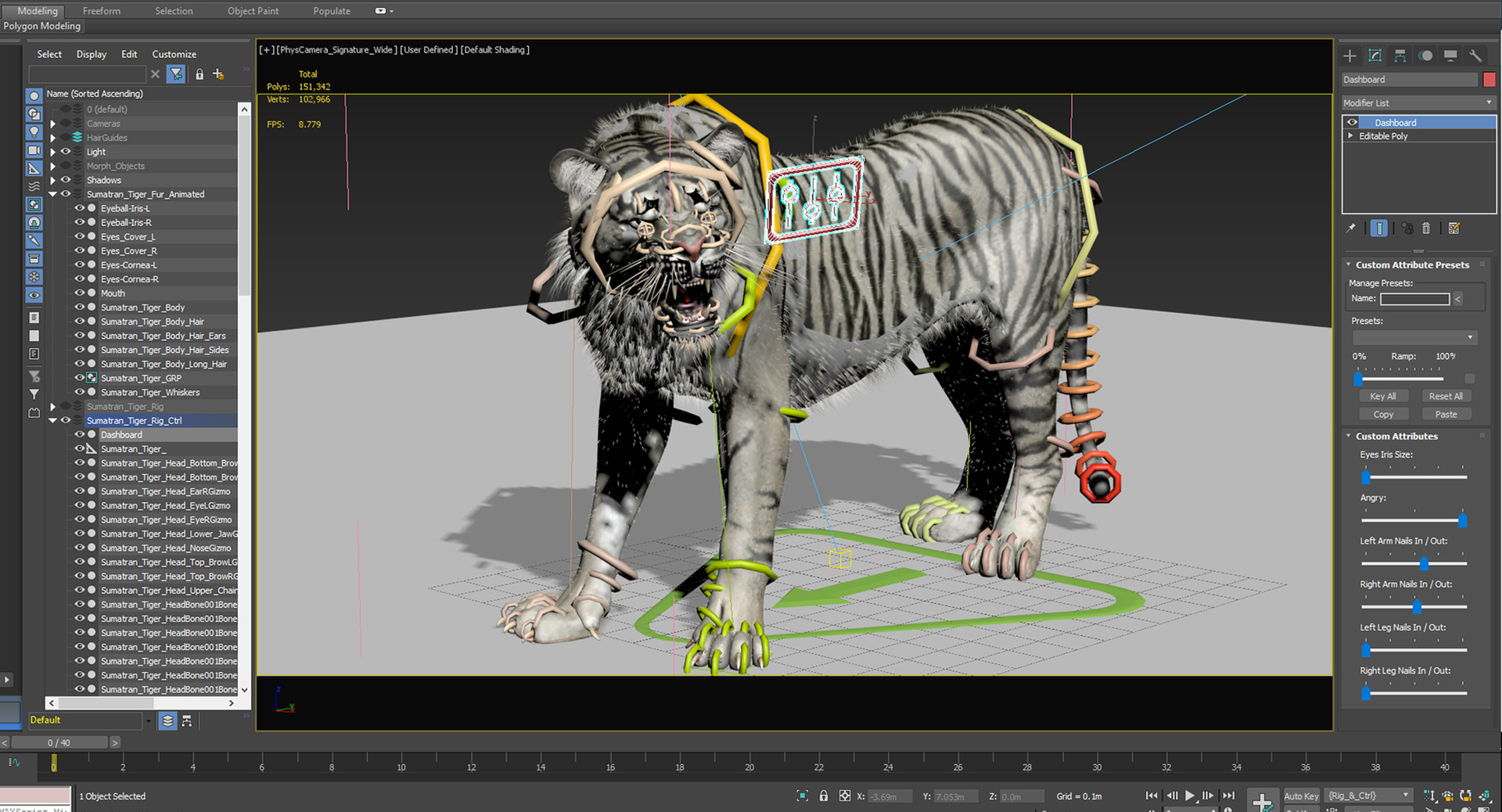 3D white sumatran tiger fur - TurboSquid 1206990