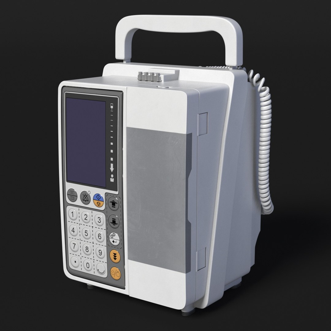 Infusion Pump 3D model preview