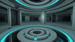 3D Sci Fi Room