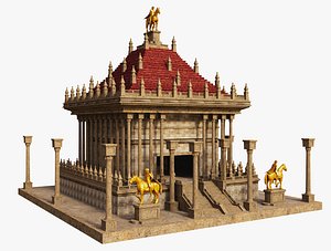 3D Ancient Temple