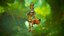 Forest and Night Kitsune