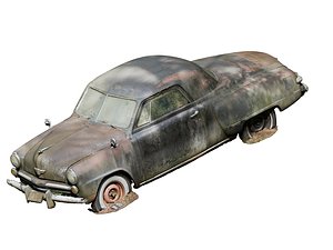 Old wreck car 01 - 3d scan