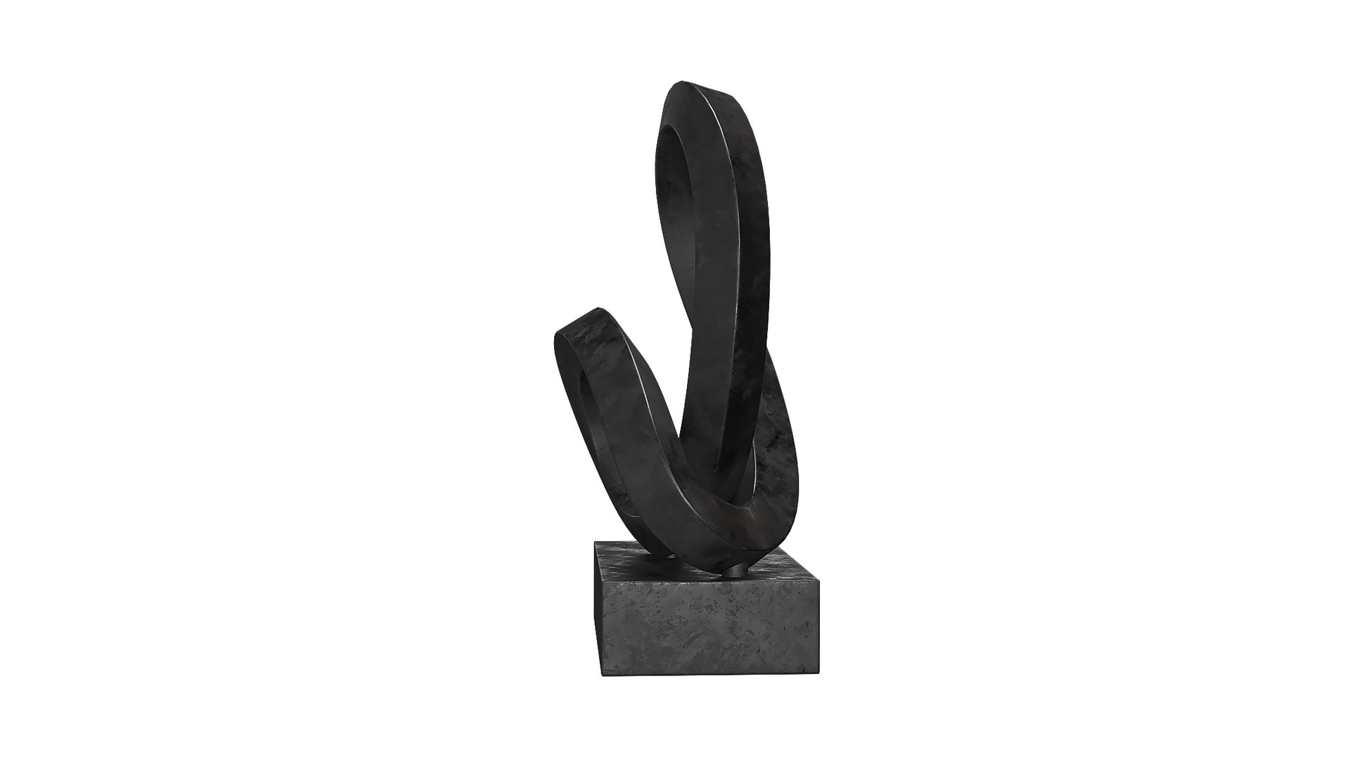 3D Model Cast Metal Abstract Sculpture 4 RH - TurboSquid 2396120