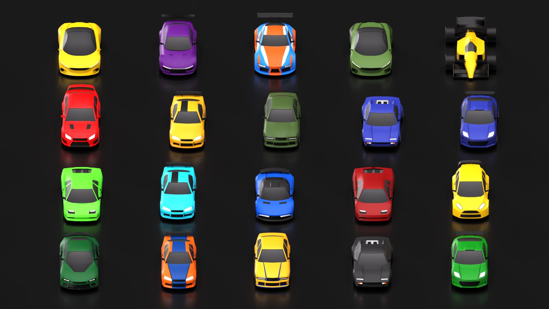 Voxel Racing Car Pack Low Poly Stylized 3D Vehicle Collection Game Ready Blender Assets FBX OBJ STL model https://p.turbosquid.com/ts-thumb/3w/Z7jATU/Ej/5/png/1776243517/1920x1080/fit_q87/ad05d8665716dbdcaa3d3358109ea40a5ccdb1c8/5.jpg