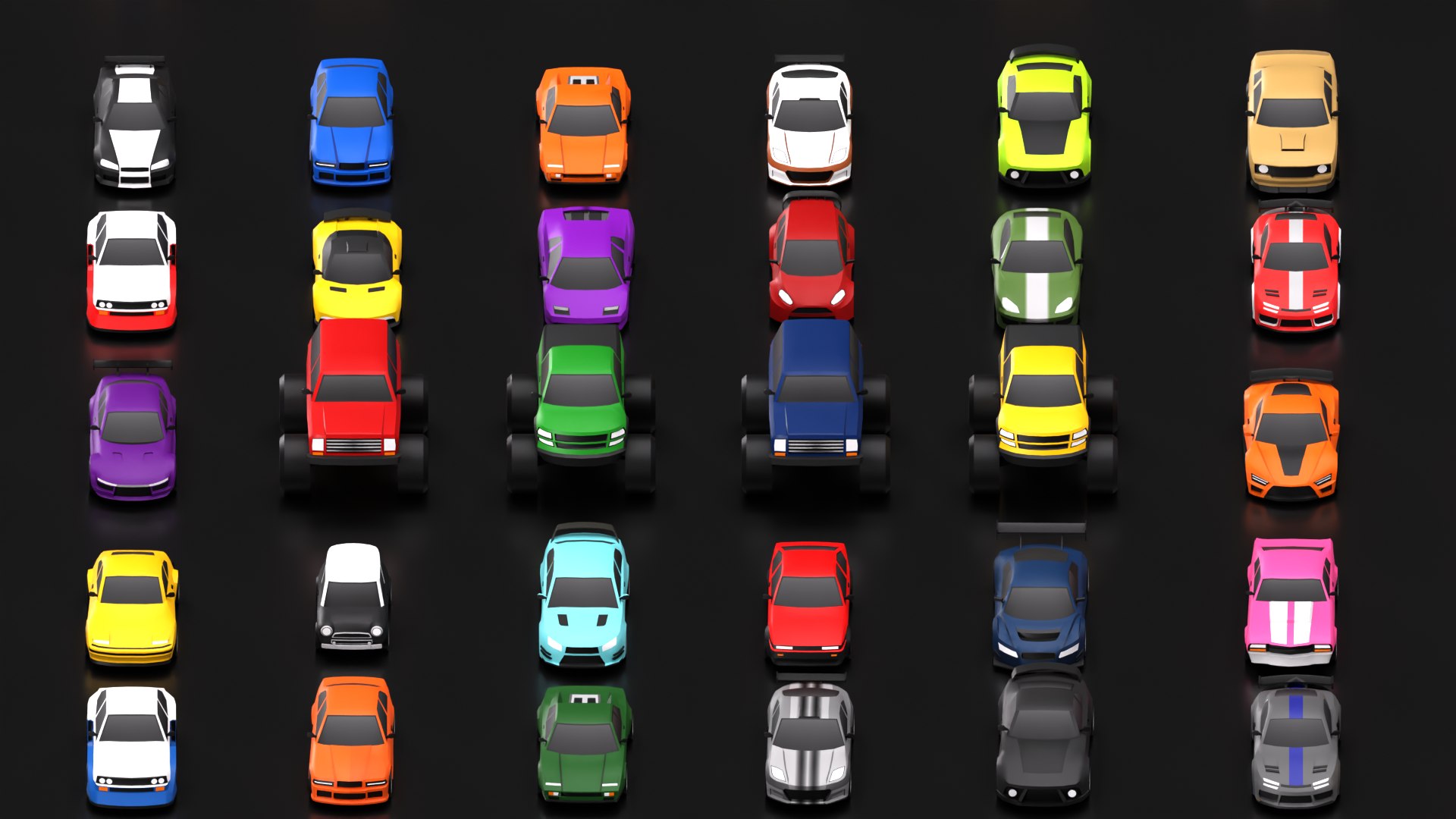 Voxel Racing Car Pack Low Poly Stylized 3D Vehicle Collection Game Ready Blender Assets FBX OBJ STL model https://p.turbosquid.com/ts-thumb/3w/Z7jATU/Vh/8/png/1776243523/1920x1080/fit_q87/ba4d310f57d14df36f73ae053981d37c61cc96d7/8.jpg