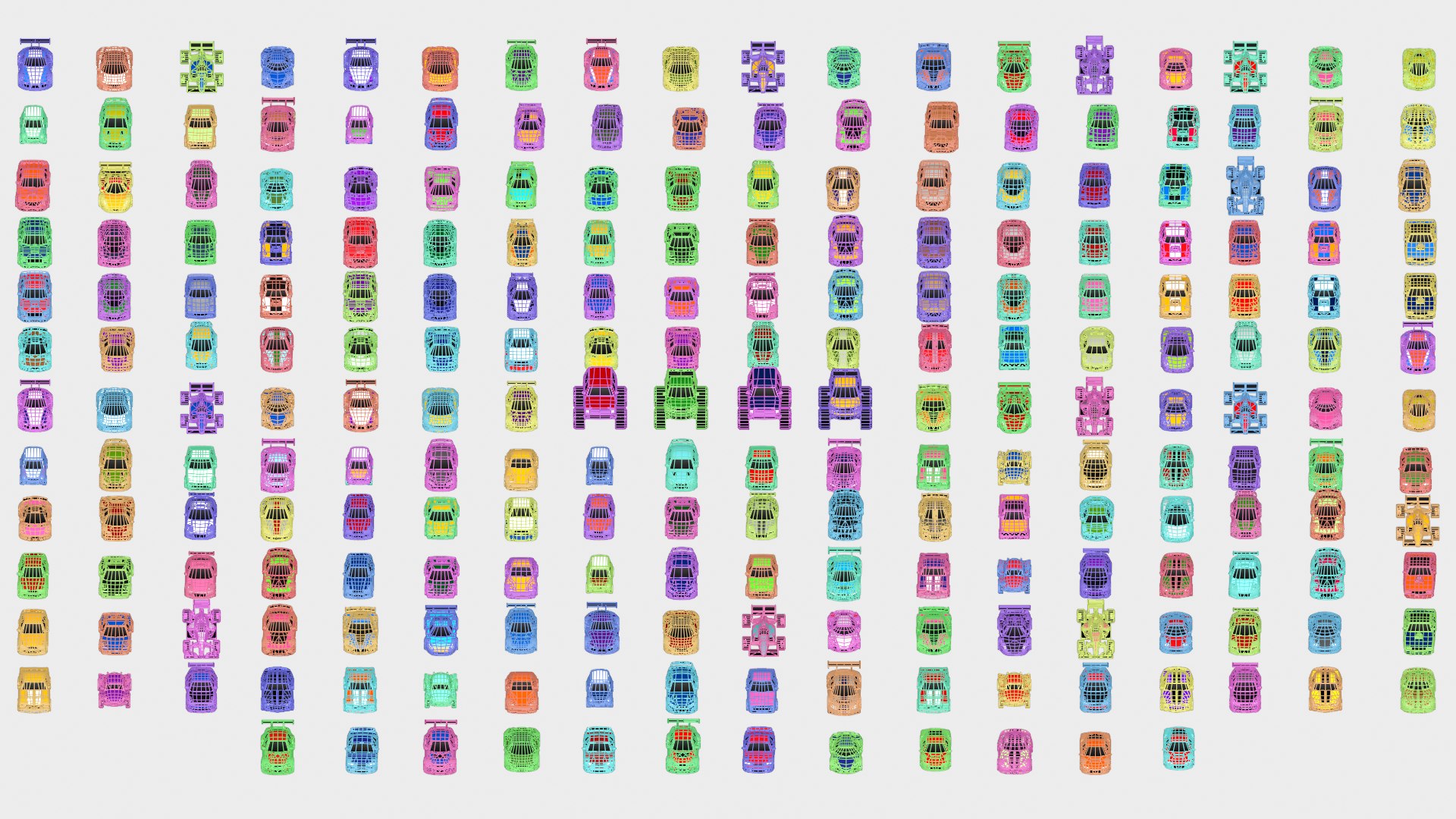 Voxel Racing Car Pack Low Poly Stylized 3D Vehicle Collection Game Ready Blender Assets FBX OBJ STL model https://p.turbosquid.com/ts-thumb/3w/Z7jATU/eQ/wireframe2/png/1776243519/1920x1080/fit_q87/eead48bc13785d1e5a6bba8606067df9fe84017e/wireframe2.jpg