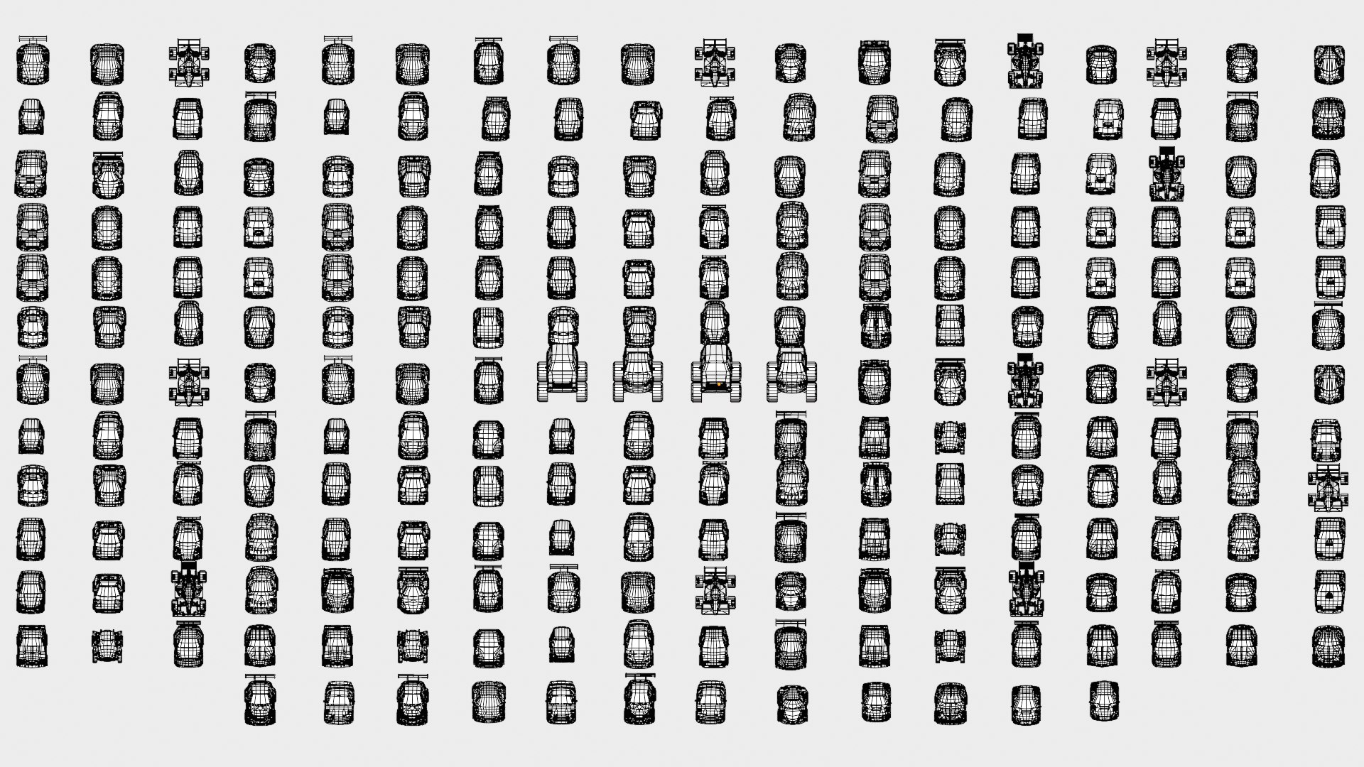 Voxel Racing Car Pack Low Poly Stylized 3D Vehicle Collection Game Ready Blender Assets FBX OBJ STL model https://p.turbosquid.com/ts-thumb/3w/Z7jATU/j7/wireframe1/png/1776243514/1920x1080/fit_q87/b5eadff30730eee23c7bccd2afa19b2bffa34e11/wireframe1.jpg