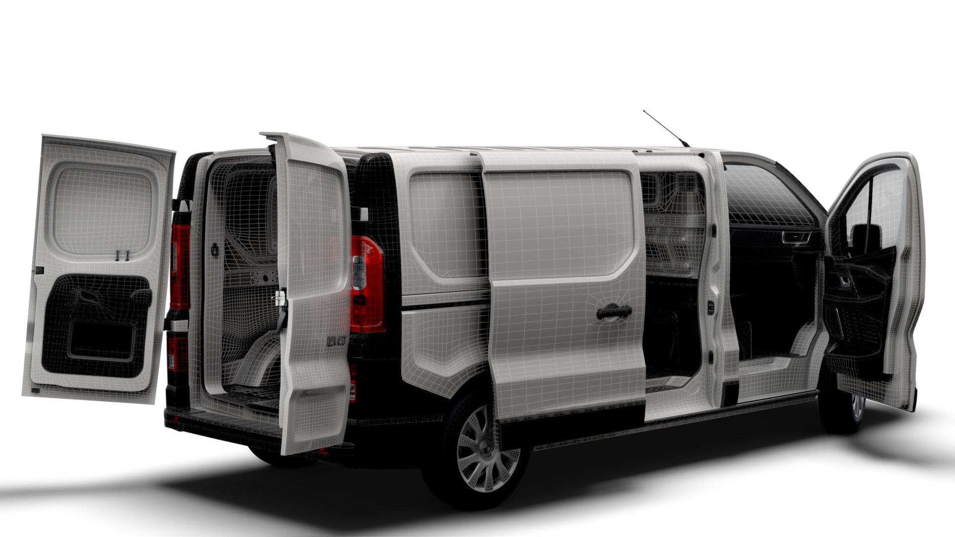 3D Renault Trafic L2H1 HQInterior 2023 - TurboSquid 2115950