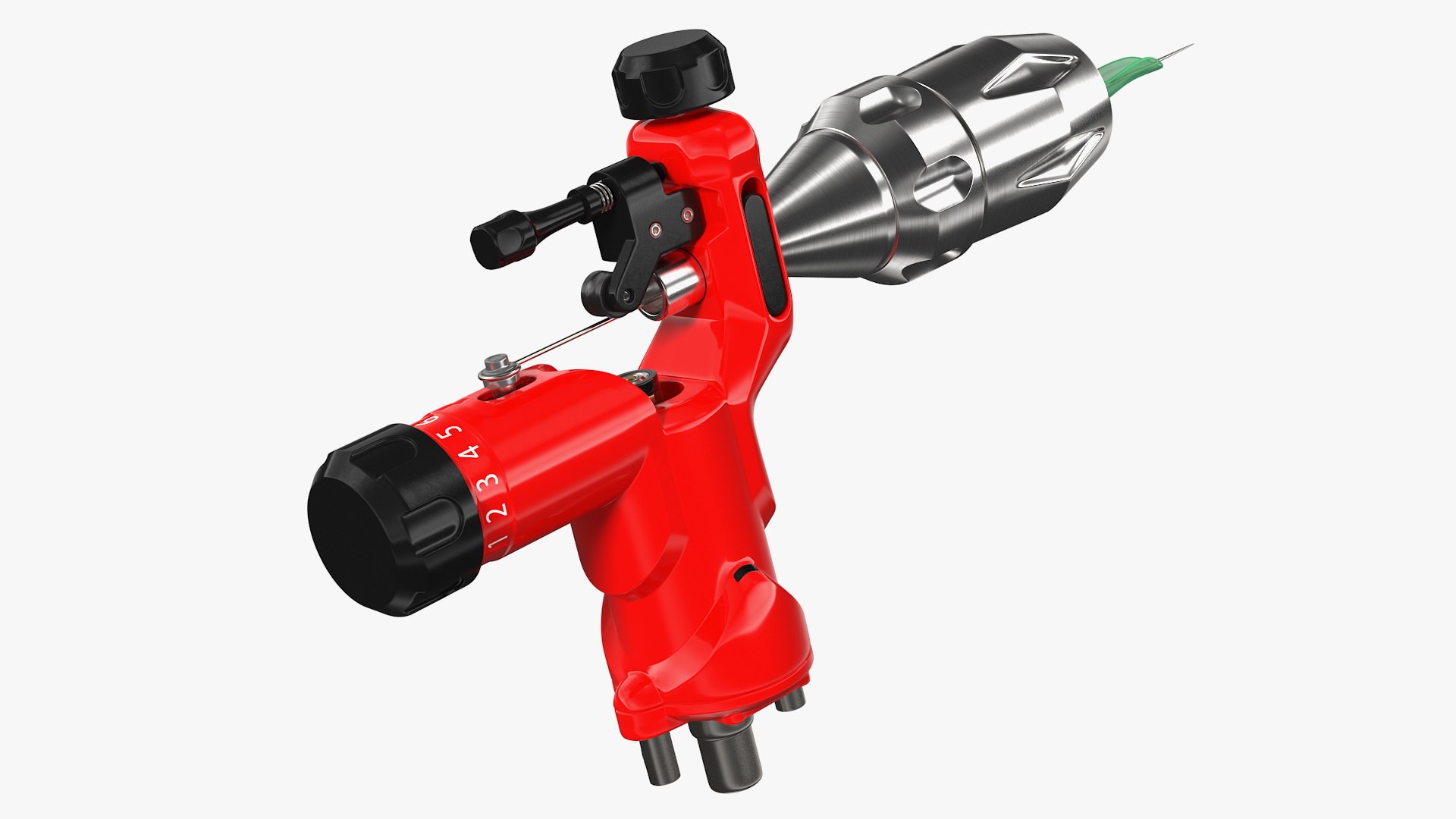Tattoo Machine with Hands Collection 3D model preview