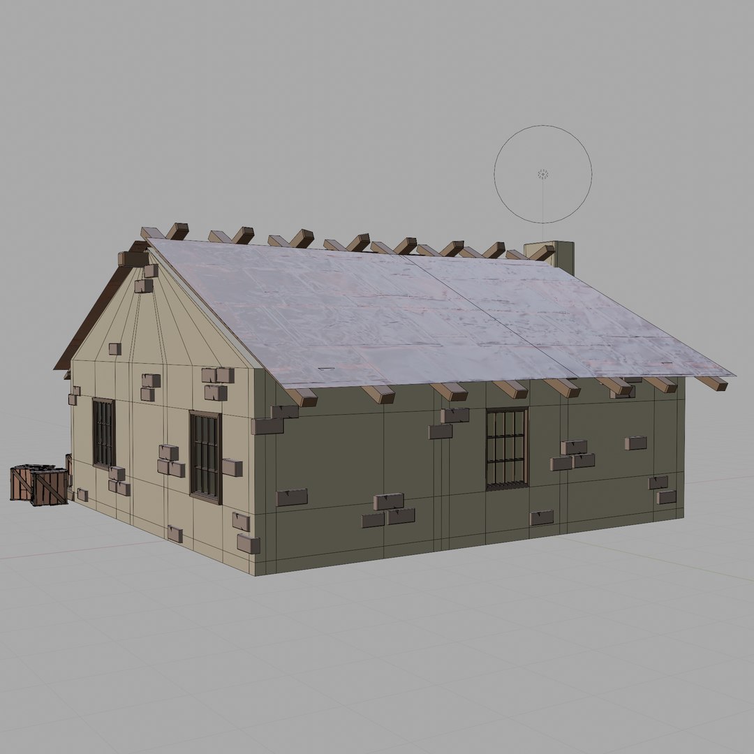 3D Rural Home Low Poly - TurboSquid 1796894