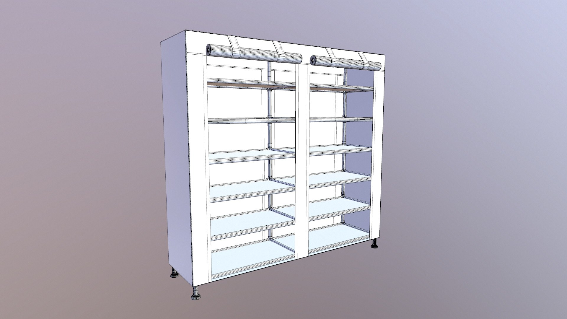 3D Model Shoe Rack Portable Storage - TurboSquid 2127801