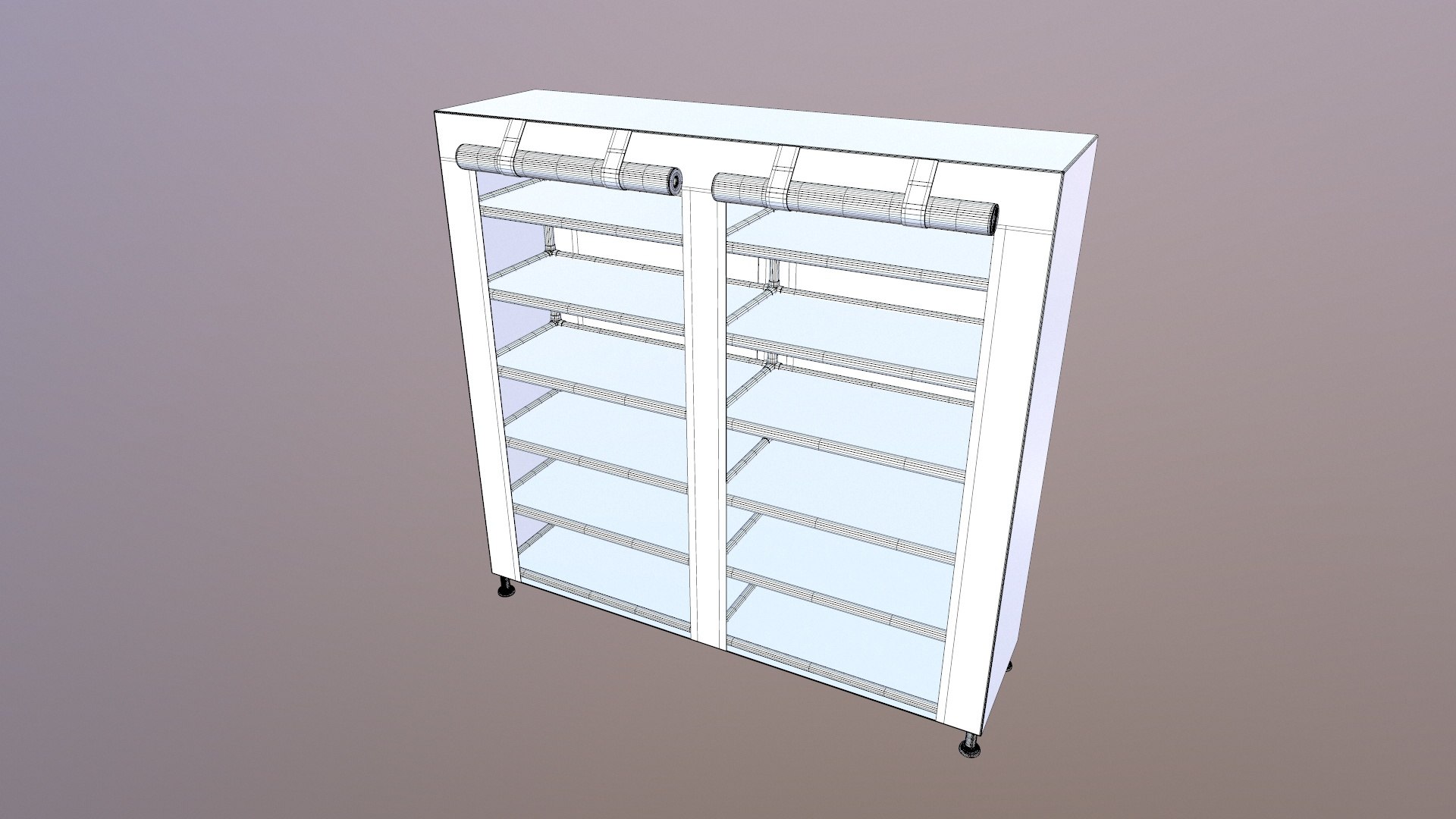 3D Model Shoe Rack Portable Storage - TurboSquid 2127801