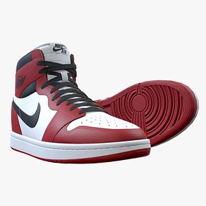 Air Jordan1-retro sneakers-PBR model 3D model