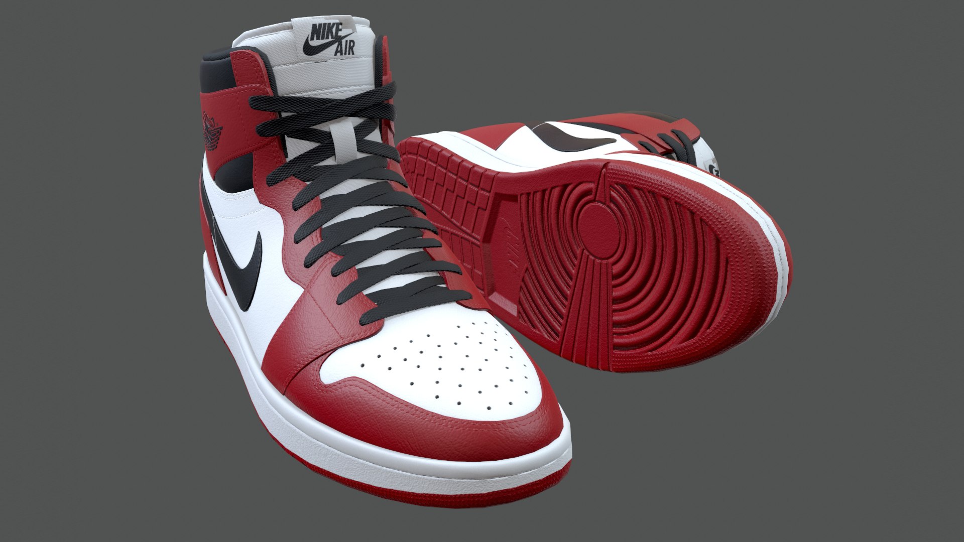 Air Jordan1-retro sneakers-PBR model 3D model - TurboSquid 2059704