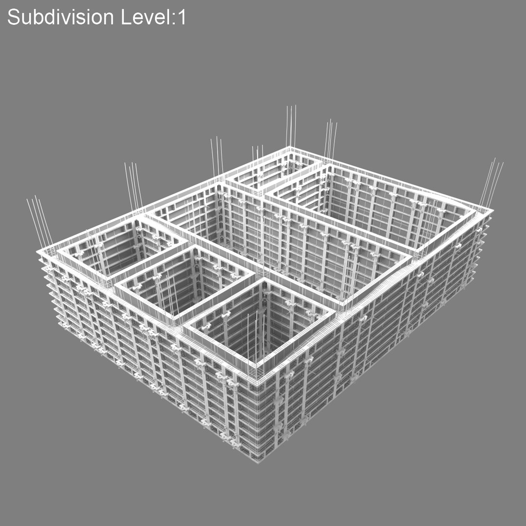 Wall Framework Panels 3d Model