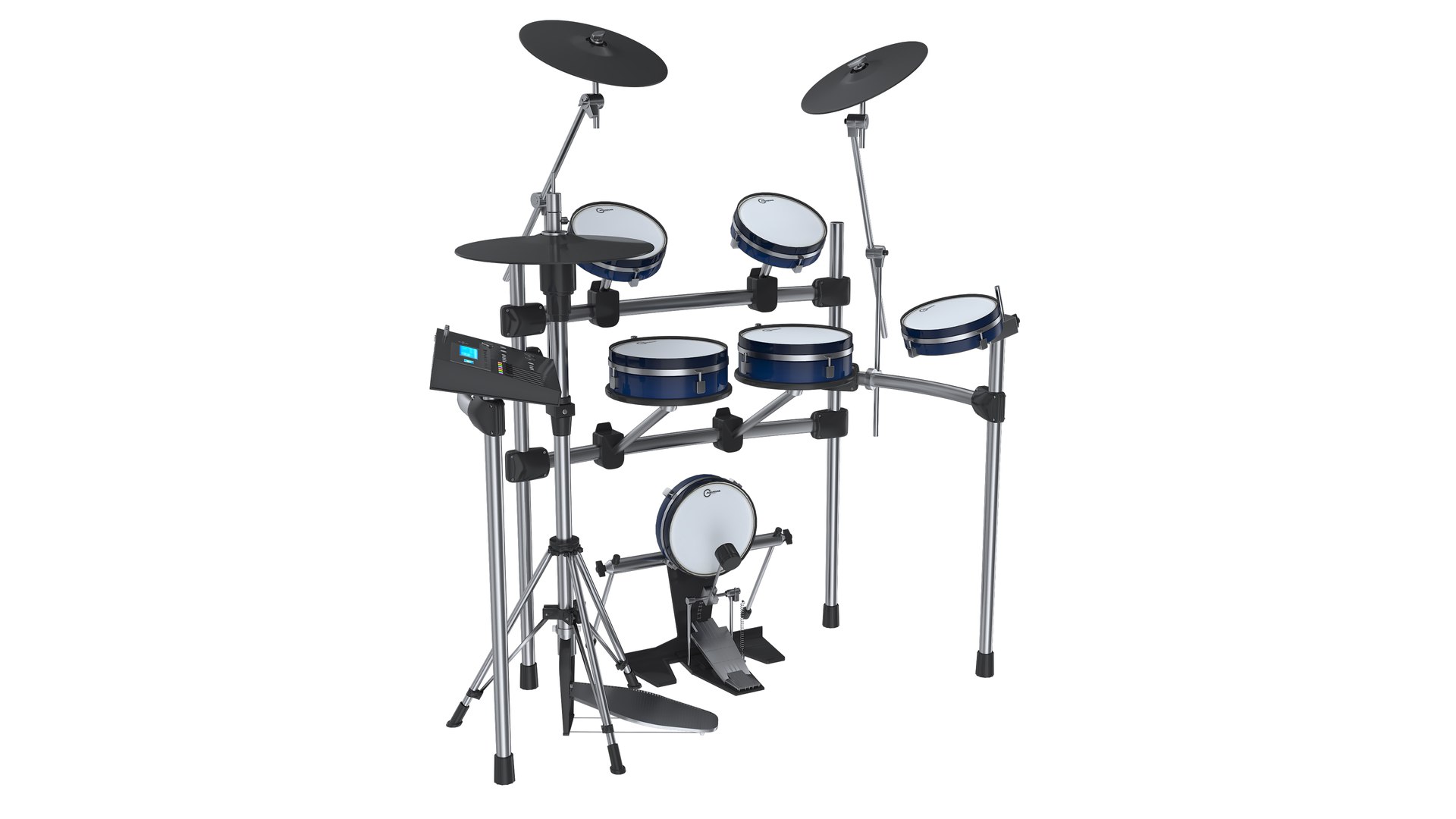 Electronic Drum Set 3D https://p.turbosquid.com/ts-thumb/3x/7DsAKI/I6/electronicdrumset4/jpg/1715731015/1920x1080/fit_q87/4cb7110d3f2bff809d4e006eb940fd4812281cde/electronicdrumset4.jpg