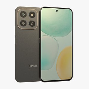 3D Honor X6c Midnight black(1) model