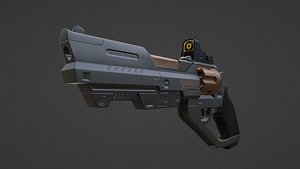 Handgun Cyberpunk 3D Models for Download | TurboSquid