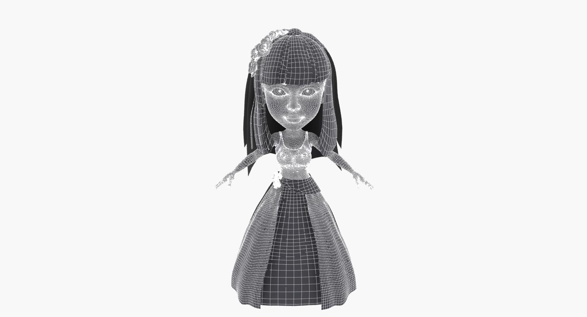 3d Model Woman Human Girl