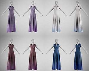 Dress 55 Summer Collection Vol 1 Collection 2 3D model