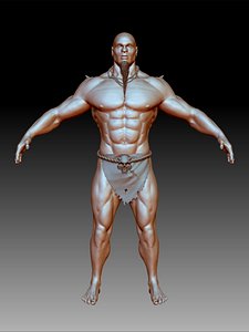 Man bodybuilder