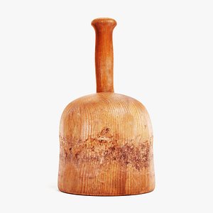 3D wooden mallet 1