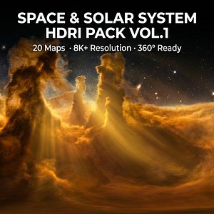 Space and Solar System HDRI Pack Vol 1 20 360 Maps 3D model 3D model