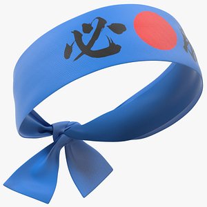 Headband Blue 3D model