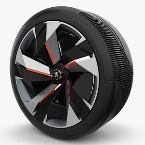 3D Peugeot Quartz Wheel model