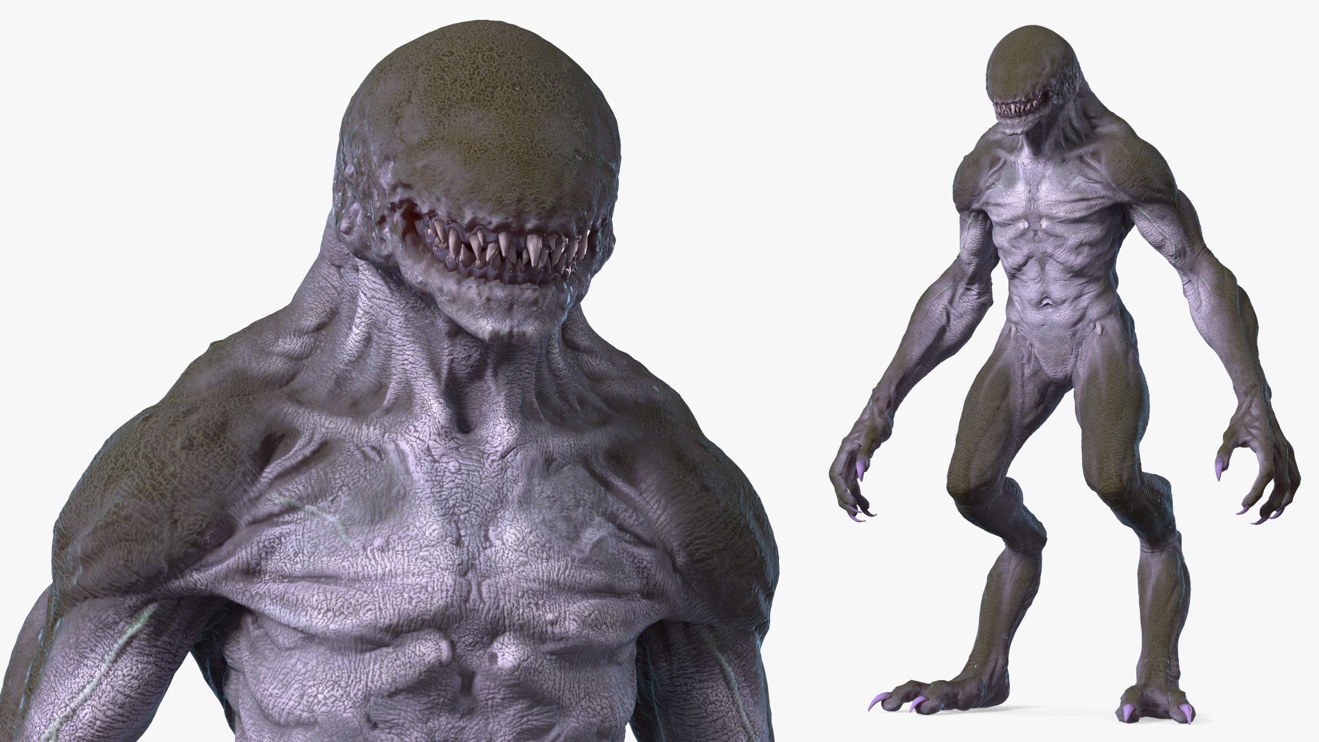 Monster Beast Rigged for Modo 3D model preview