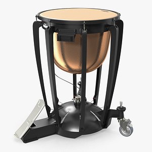 Hammered Copper Bowls Timpani Yamaha 3D Model